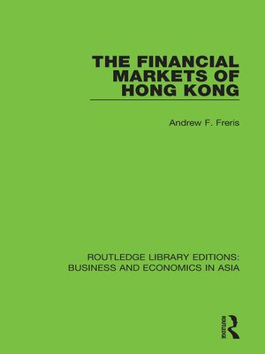 cover image of The Financial Markets of Hong Kong